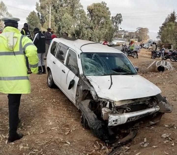 Two people dead in Machakos road accident Two people dead in Machakos road accident