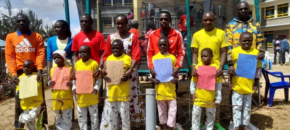 Cherono, Chelimo put smiles in ailing children Cherono, Chelimo put smiles in ailing children