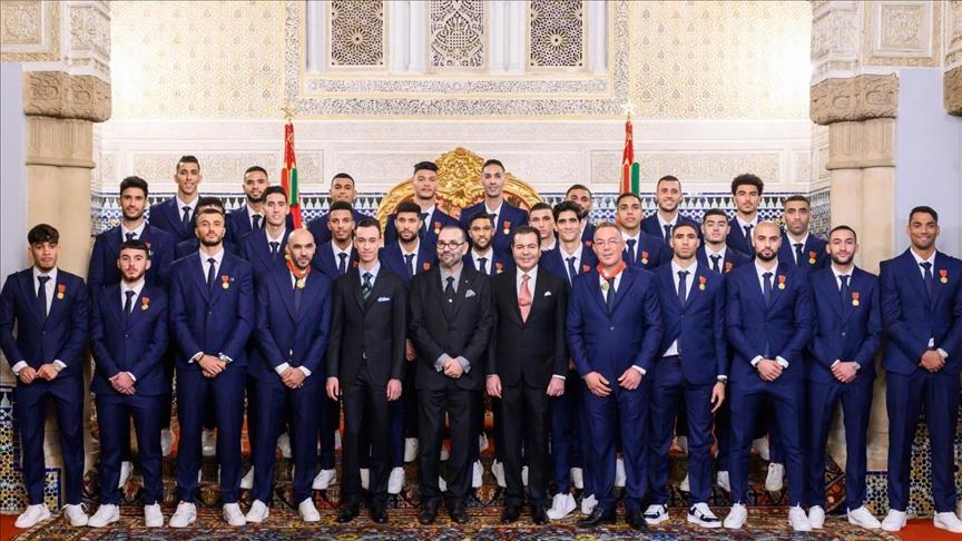 Moroccan king hails national team after World Cup success Moroccan king hails national team after World Cup success