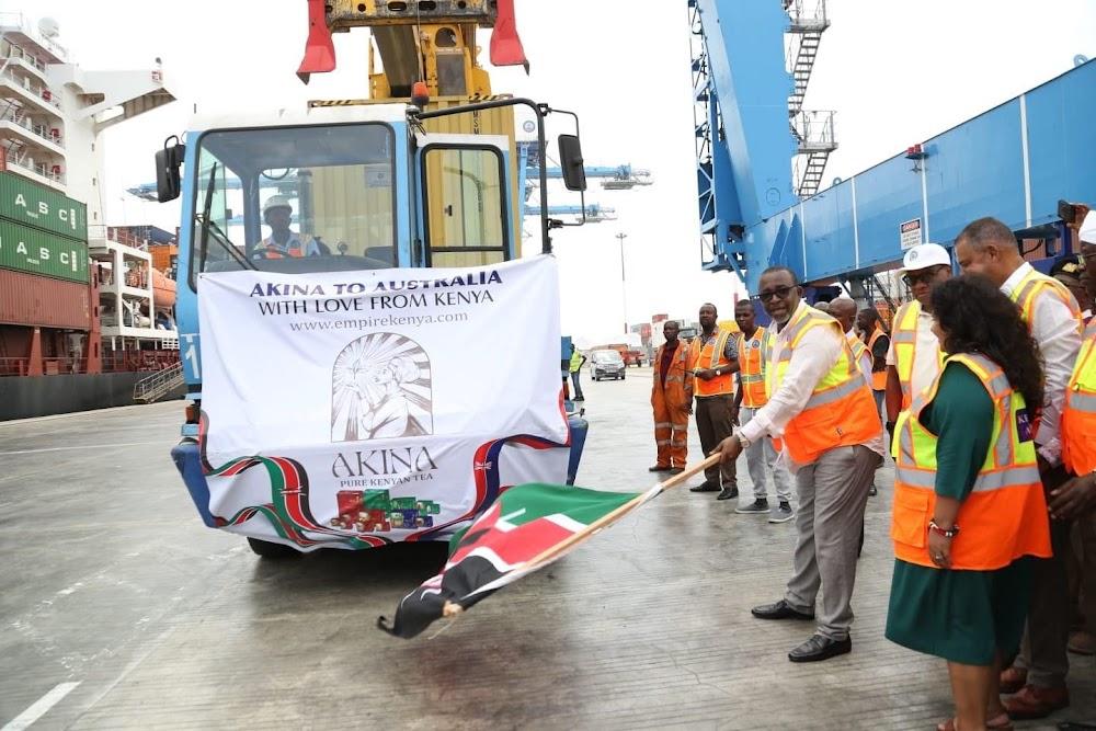 Linturi flags off first ever value added tea to Australia Linturi flags off first ever value added tea to Australia