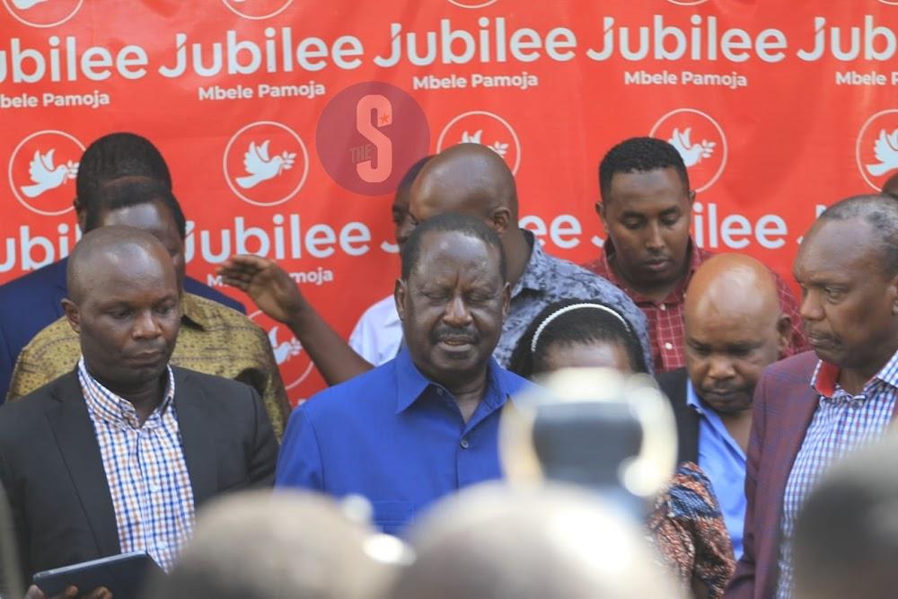 We'll hold interdenominational prayers on Wednesday - Raila We'll hold interdenominational prayers on Wednesday - Raila