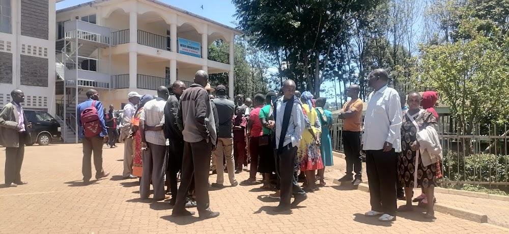 Uproar at Kisii referral morgue as family protest body's bad state Uproar at Kisii referral morgue as family protest body's bad state