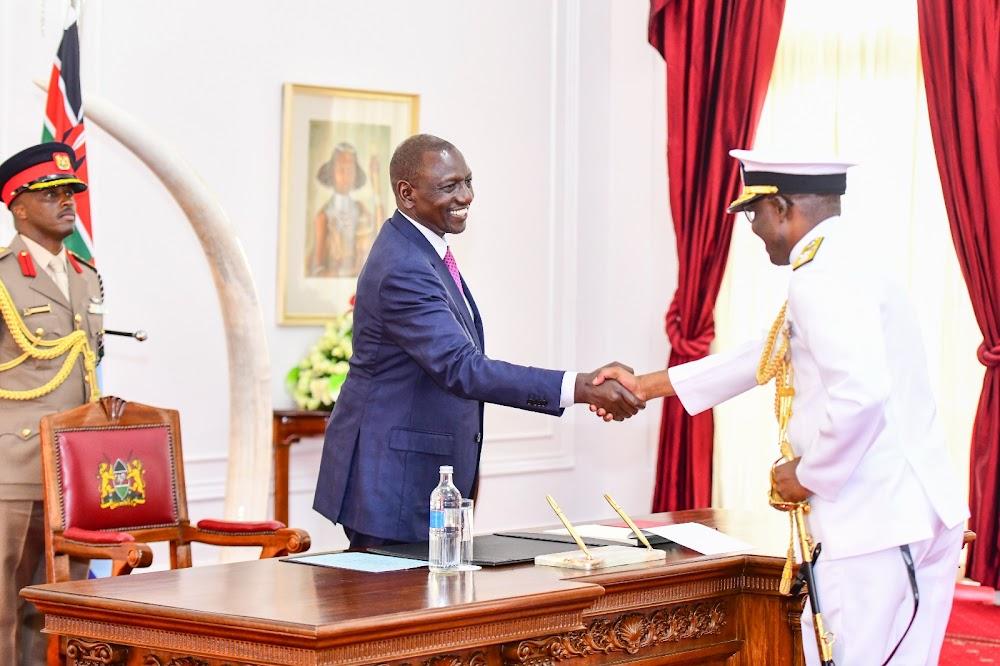 Serve with zeal, Ruto tells Shioso as he takes office at Coast Guard Serve with zeal, Ruto tells Shioso as he takes office at Coast Guard