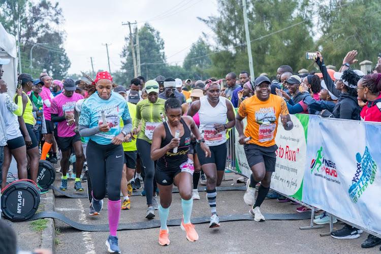 Team Tatu 001 win 2023 Nairobi relay marathon Team Tatu 001 win 2023 Nairobi relay marathon