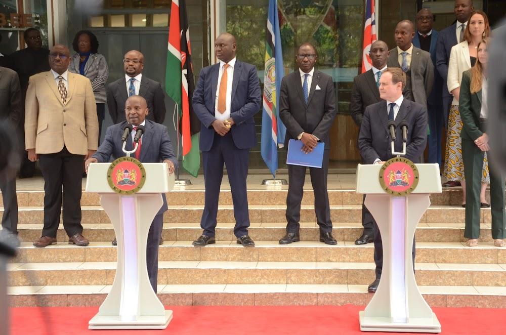 Kenya partners with United Kingdom to promote security Kenya partners with United Kingdom to promote security