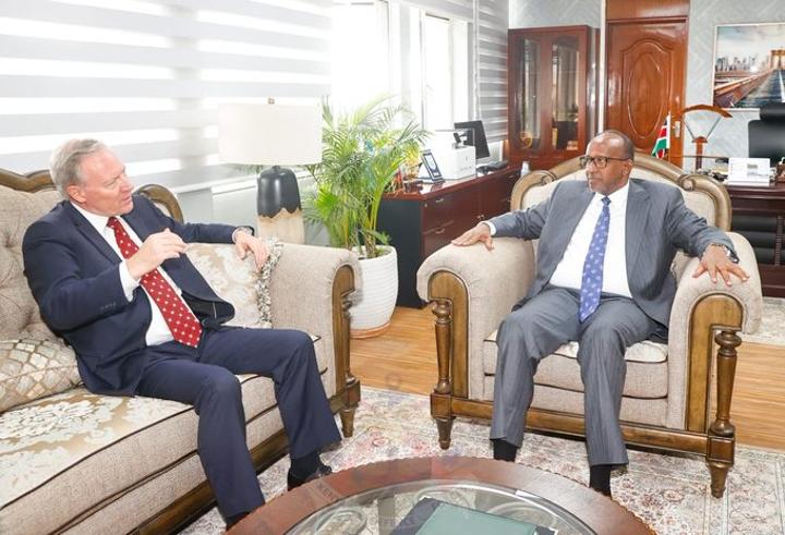 CS Duale holds talks with Australian High Commisioner CS Duale holds talks with Australian High Commisioner
