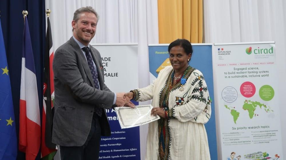 Scientist Kelemu feted with French award Scientist Kelemu feted with French award