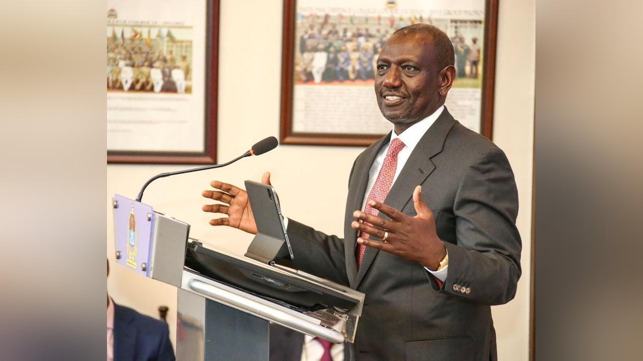 Payment of taxes enables us to finance services – Ruto Payment of taxes enables us to finance services – Ruto