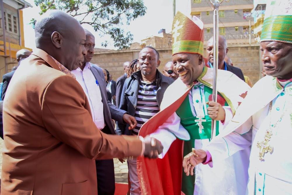 Ruto, Gachagua donate Sh1.5 million to Thika AIPCA Church Ruto, Gachagua donate Sh1.5 million to Thika AIPCA Church