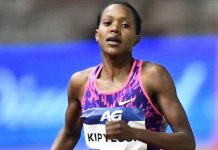 Kenya’s Faith Kipyegon shatters women’s 1500m world record in 3:49.11 Kenya's Faith Kipyegon shatters women's 1500m world record in 3:49.11