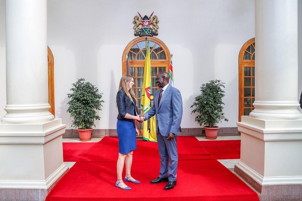 Ruto bids farewell to outgoing UK High Commission Marriott Ruto bids farewell to outgoing UK High Commission Marriott
