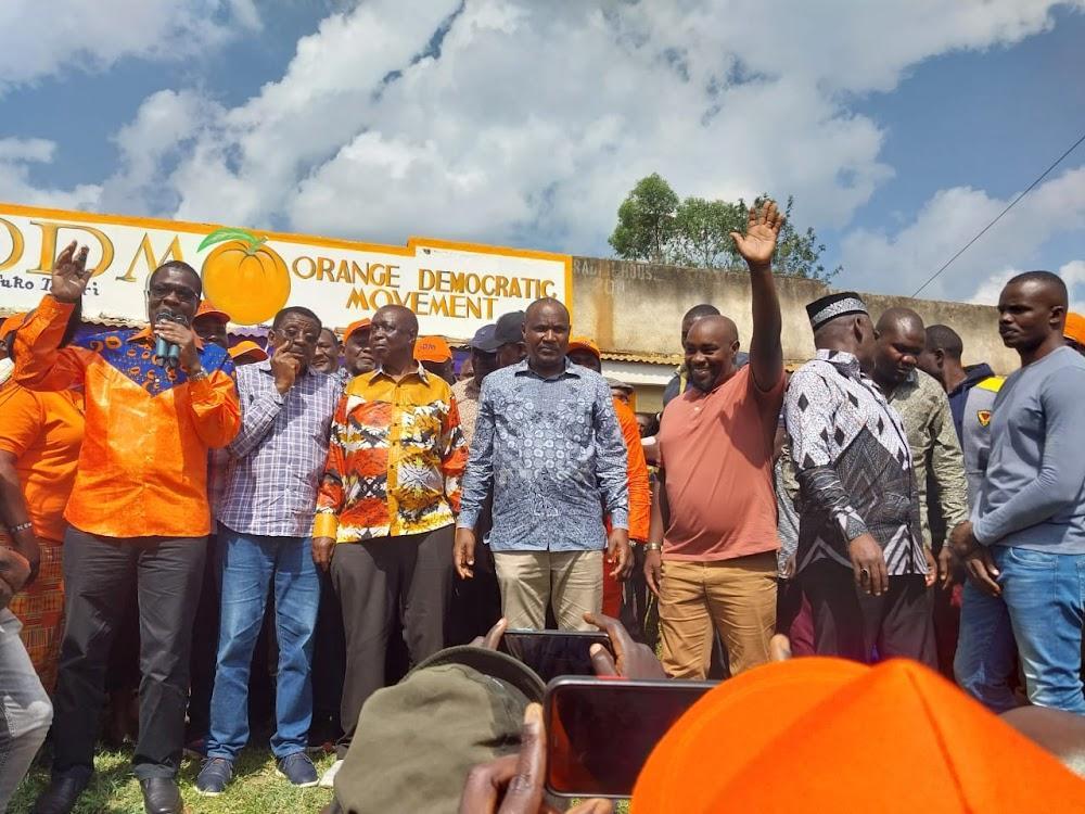 ODM brigade takes war to doorstep of 'rebel' Gem MP Elisha Odhiambo ODM brigade takes war to doorstep of 'rebel' Gem MP Elisha Odhiambo