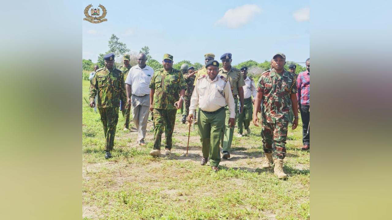 IG Koome tours Lamu following increased terror attacks IG Koome tours Lamu following increased terror attacks