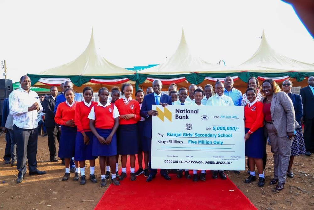 Gachagua lauds Ruto, delivers his Sh5m donations Gachagua lauds Ruto, delivers his Sh5m donations