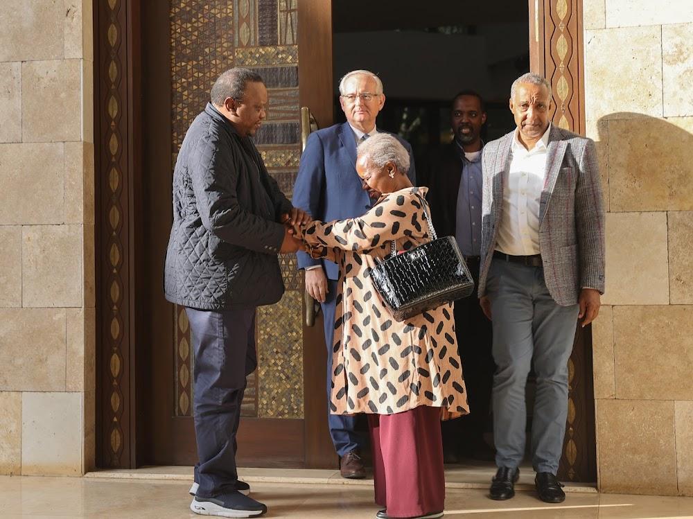 Uhuru holds talks with UN's Keita, Grignon on DRC peace Uhuru holds talks with UN's Keita, Grignon on DRC peace
