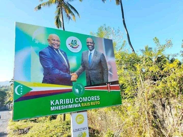 Ruto to fly to Union of Comoros, Congo Wednesday night Ruto to fly to Union of Comoros, Congo Wednesday night