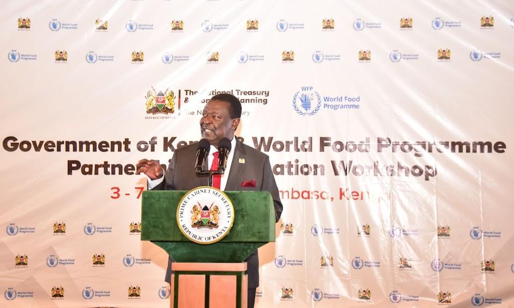 Mudavadi: Partnerships key in strengthening food systems, resilience Mudavadi: Partnerships key in strengthening food systems, resilience