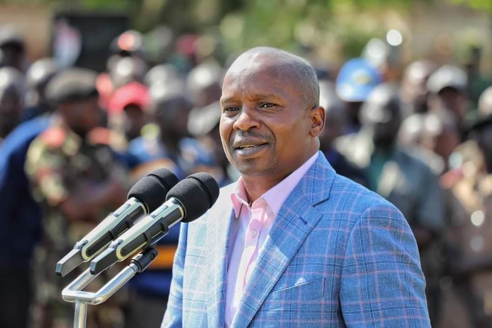 Police officers receiving bribes will be fired - Kindiki Police officers receiving bribes will be fired - Kindiki