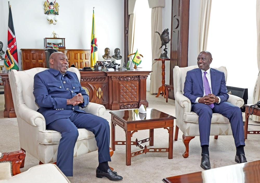 Ruto holds talks with Burundi President Ndayishimiye Ruto holds talks with Burundi President Ndayishimiye