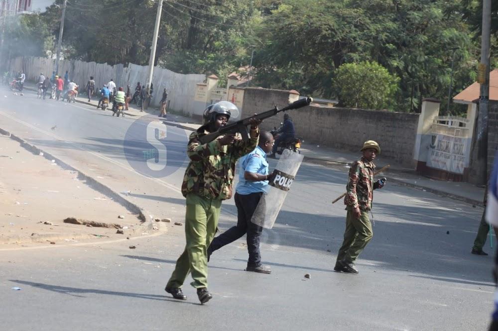 Police, protesters clash in Kisumu during Azimio demos Police, protesters clash in Kisumu during Azimio demos