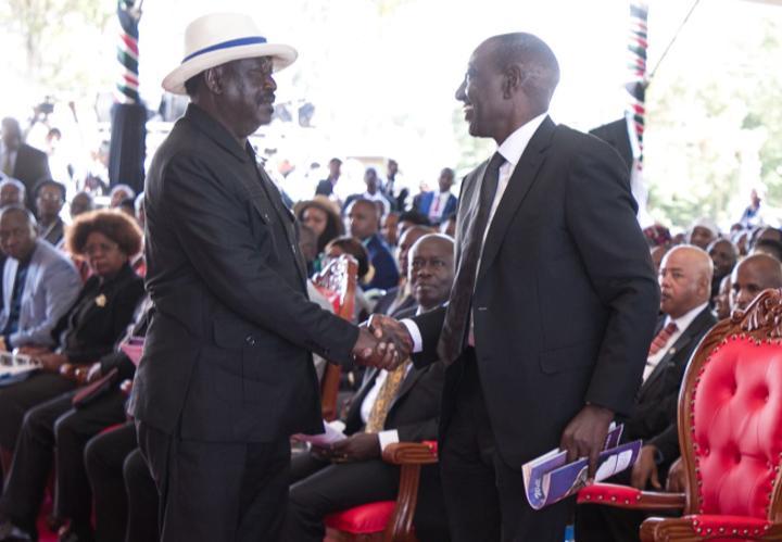 I don't want Handshake; hiyo ni porojo yao - Raila I don't want Handshake; hiyo ni porojo yao - Raila