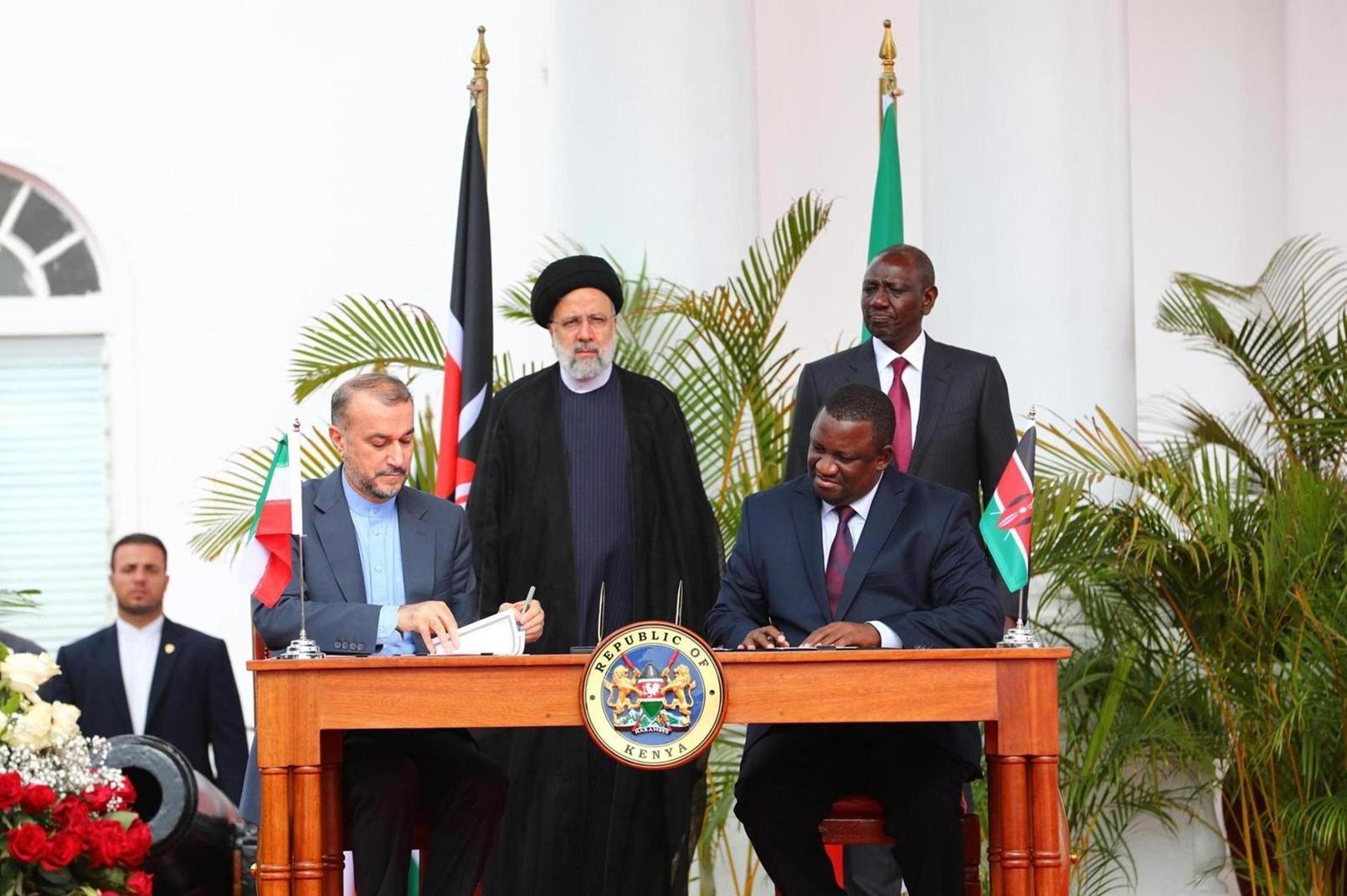How the Iranian President and Kenya Signed Agreements to Strengthen Bilateral Ties