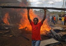 Kenyan sets himself on fire over cost of living Kenyan sets himself on fire over cost of living