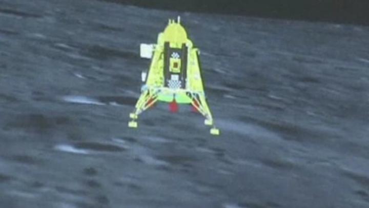 India makes history as Chandrayaan-3 lands near Moon's south pole India makes history as Chandrayaan-3 lands near Moon's south pole