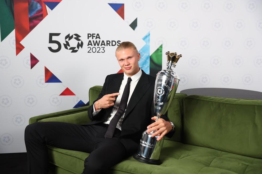Haaland wins PFA men’s player of the year award Haaland wins PFA men’s player of the year award