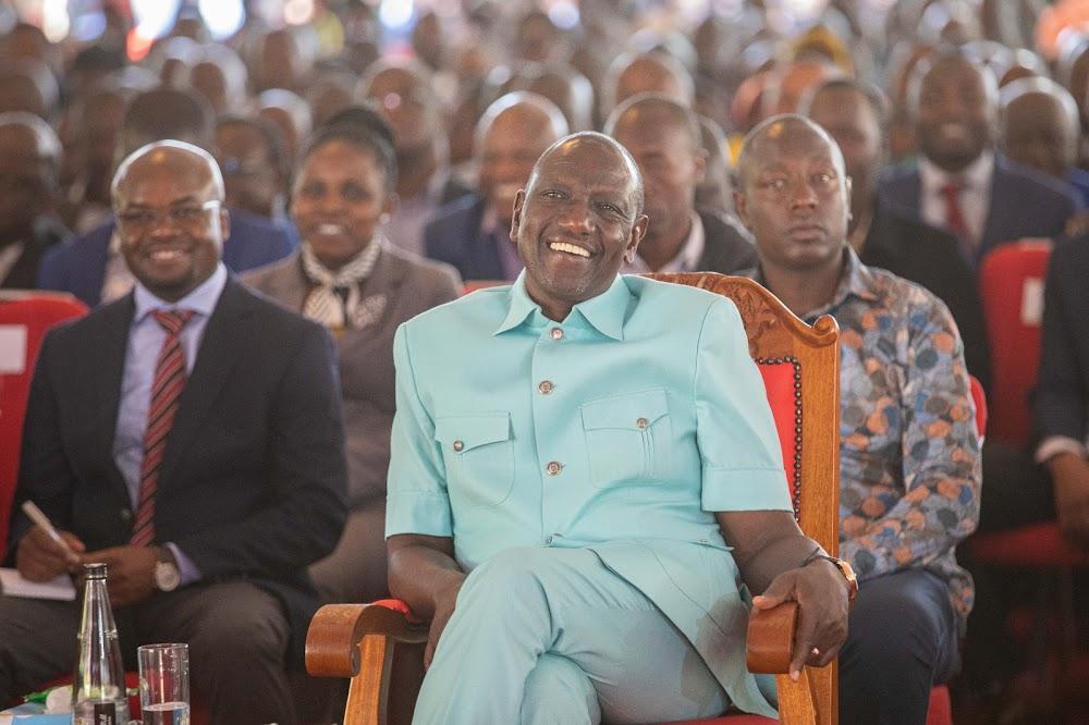Ruto fires two contractors in Kakamega over stalled roads Ruto fires two contractors in Kakamega over stalled roads