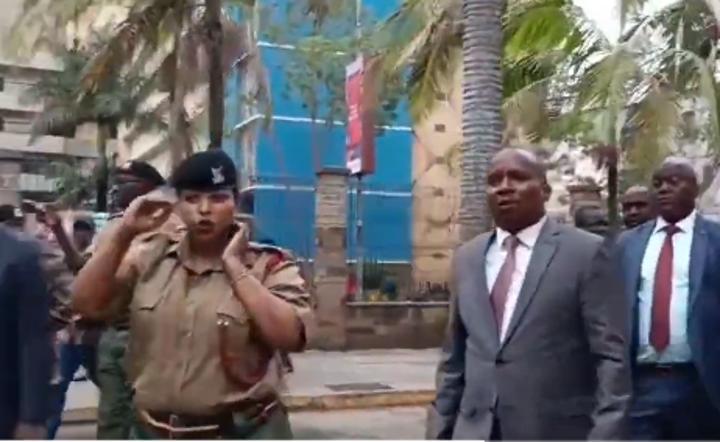 CS Kindiki makes impromptu visit at Nyayo House CS Kindiki makes impromptu visit at Nyayo House