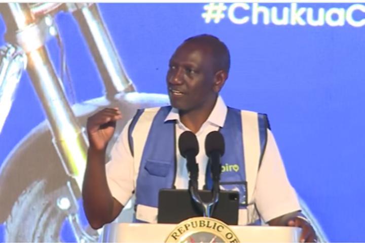 Ruto launches electric motorcycles in Mombasa Ruto launches electric motorcycles in Mombasa