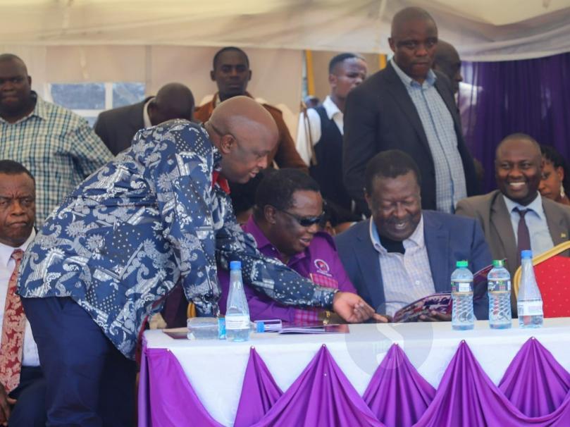 Osotsi, Atwoli differ over who to invite Raila on podium Osotsi, Atwoli differ over who to invite Raila on podium