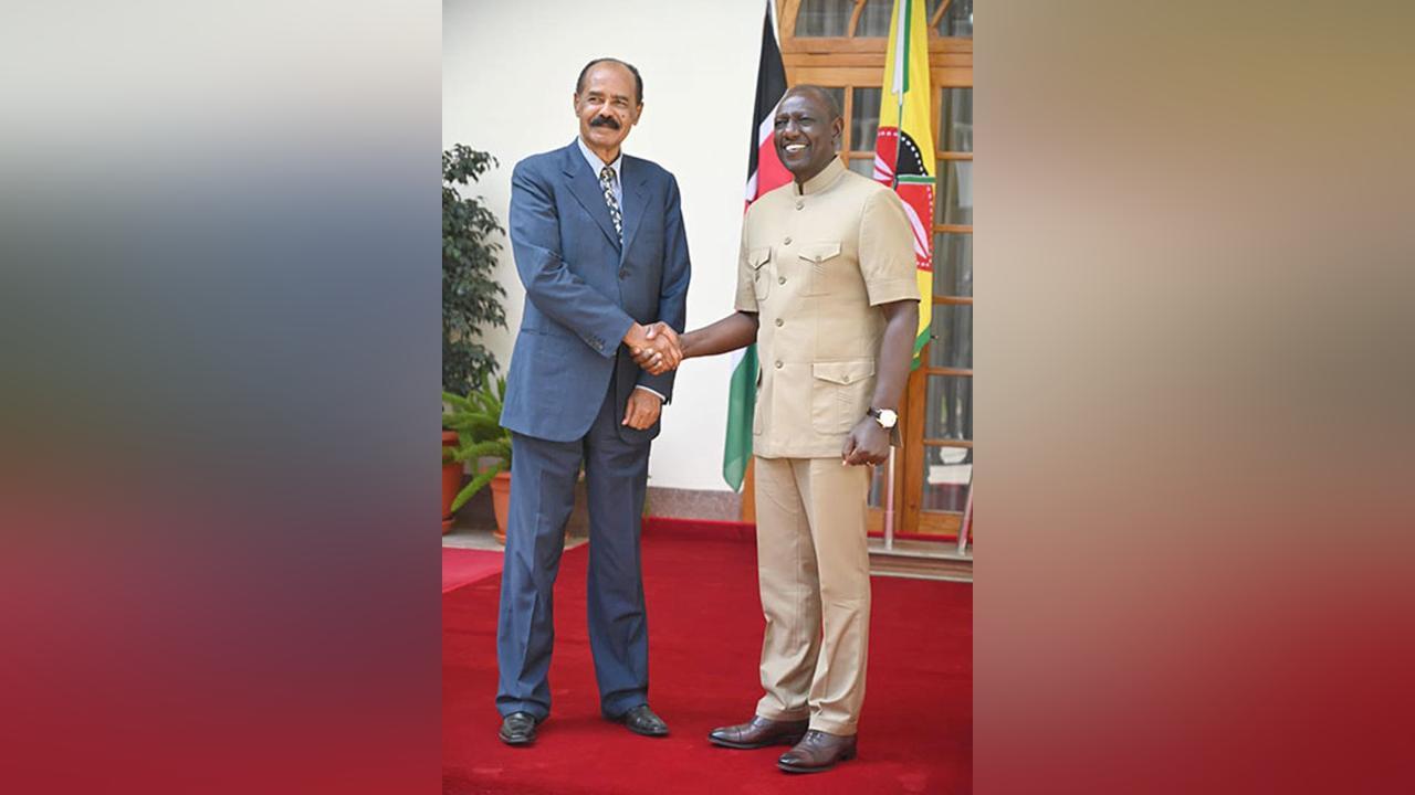 President Isaias Afwerki met with President William Ruto President Isaias Afwerki met with President William Ruto
