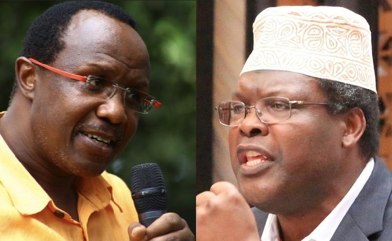 Miguna takes on Ndii over 'it might work or fail' remark Miguna takes on Ndii over 'it might work or fail' remark