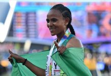 Ethiopian runner Gudaf Tsegay sets women’s 5000-meter world record Ethiopian runner Gudaf Tsegay sets women's 5000-meter world record
