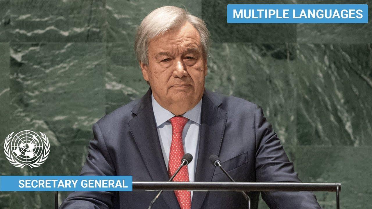 UN Secretary-General Addresses General Debate, 78th Session UN Secretary-General Addresses General Debate, 78th Session