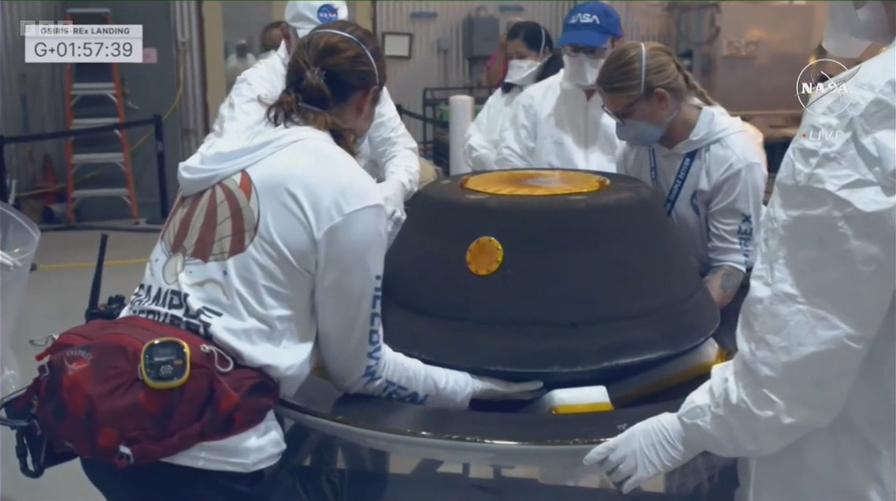 Nasa hails 'awesome' recovery of asteroid sample Nasa hails 'awesome' recovery of asteroid sample