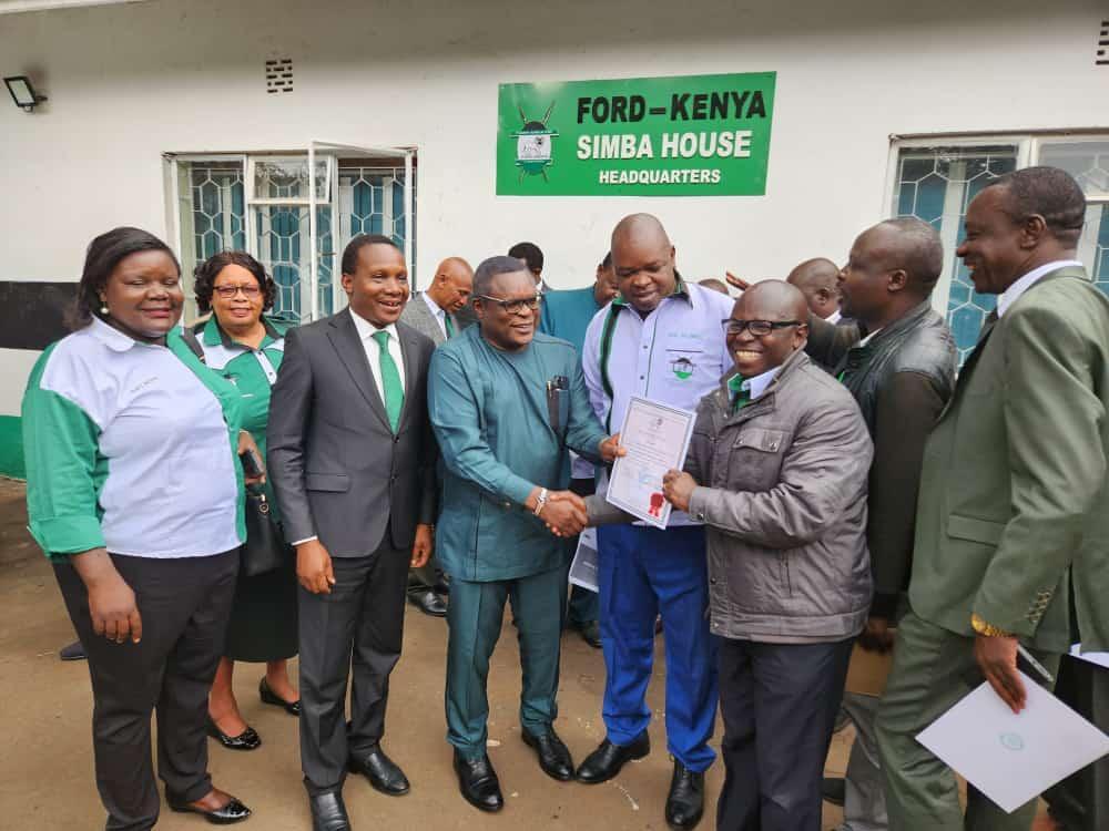 Ford Kenya officials meet to strategise on growing the party Ford Kenya officials meet to strategise on growing the party