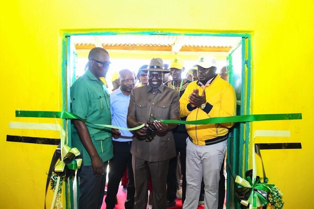 Ruto launches UDA office in Homa Bay Ruto launches UDA office in Homa Bay