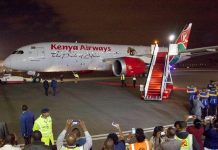 Kenyan plane diverted in London after potential issue Kenyan plane diverted in London after potential issue