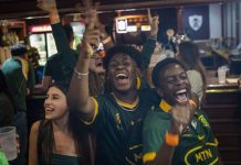 Springboks fans celebrate World Cup victory at home Springboks fans celebrate World Cup victory at home