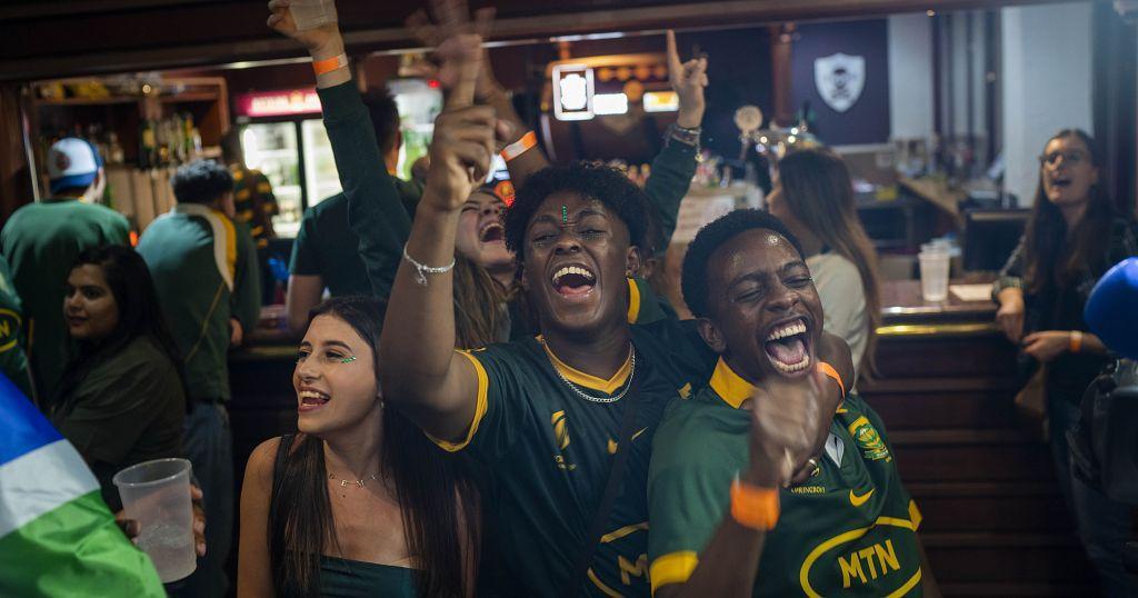 Springboks fans celebrate World Cup victory at home - kenya