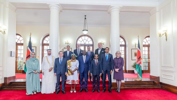 Ruto receives credentials from 11 envoys, high commissioners