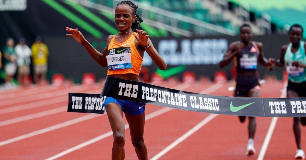 Kenya’s Beatrice Chebet sets world record in 10,000 meters - kenya