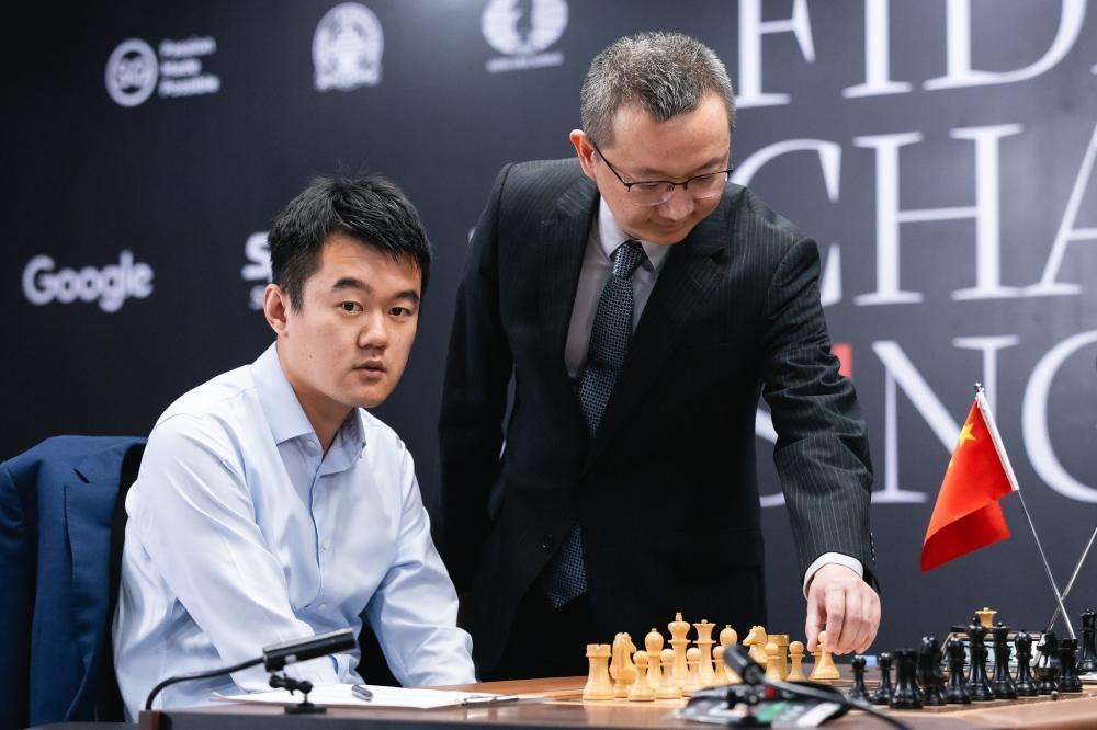 World Chess Championship 2024 Ding Liren strikes back, levels score