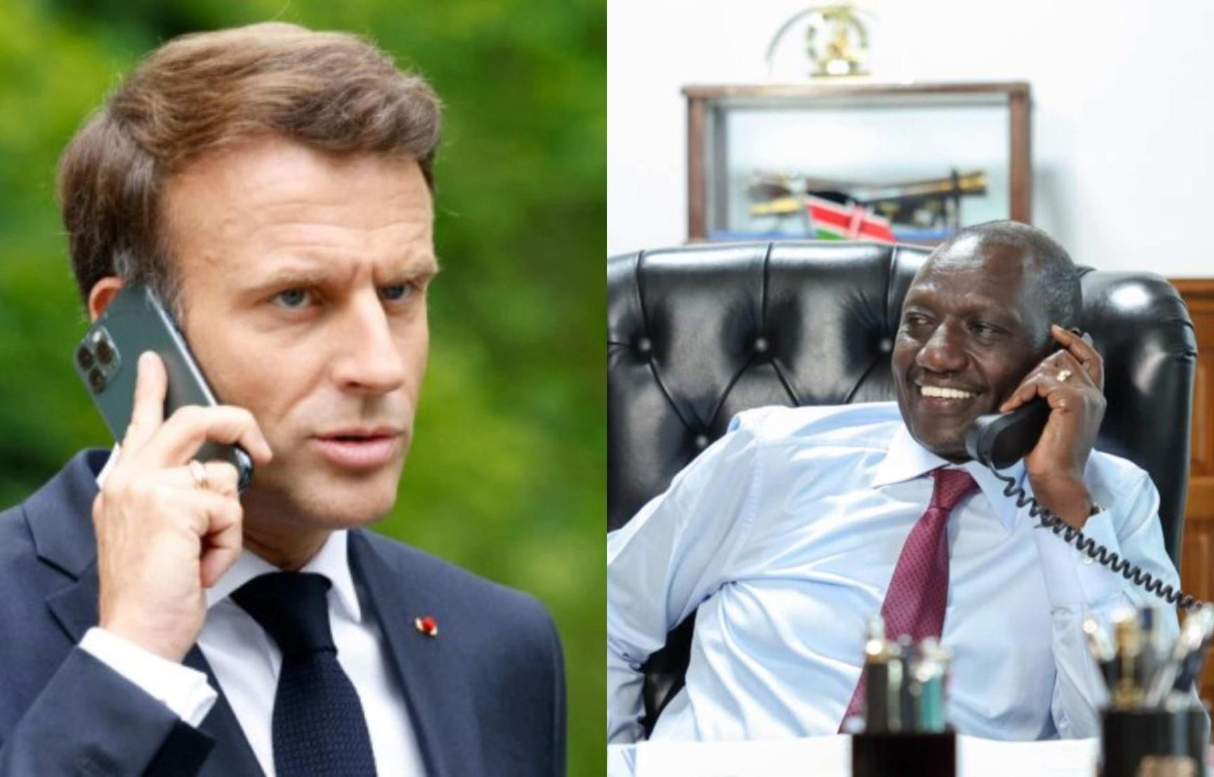 DR Congo crisis: Ruto speaks to Macron - kenya