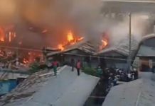 Huge Fire Erupts in Nairobi’s Tassia Estate Huge Fire Erupts in Nairobi's Tassia Estate