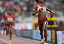 Faith Cherotich Wins Gold in Women’s 3,000m Steeplechase Faith Cherotich Wins Gold in Women's 3,000m Steeplechase