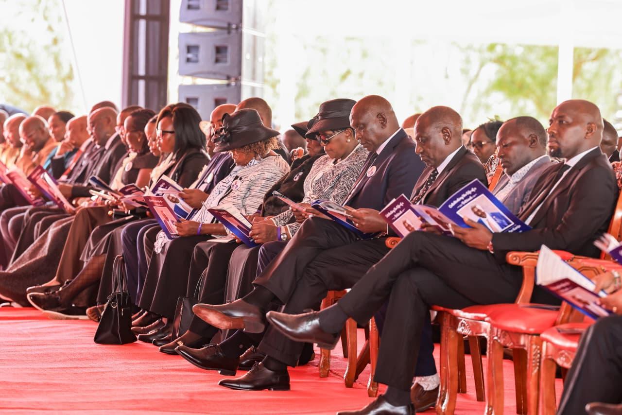 Ruto Attends Mzee Weston Kanja's Burial in Laikipia Ruto Attends Mzee Weston Kanja's Burial in Laikipia